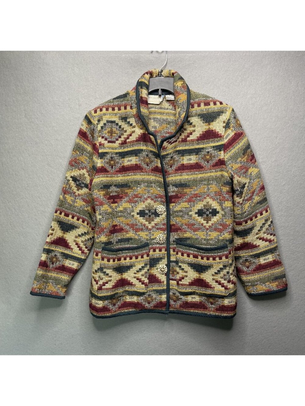 Vintage New Identity Jacket Southwestern Aztec Geometric Western Rodeo Boho S